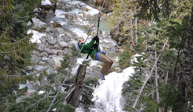 Whistler Winter Activites zipline