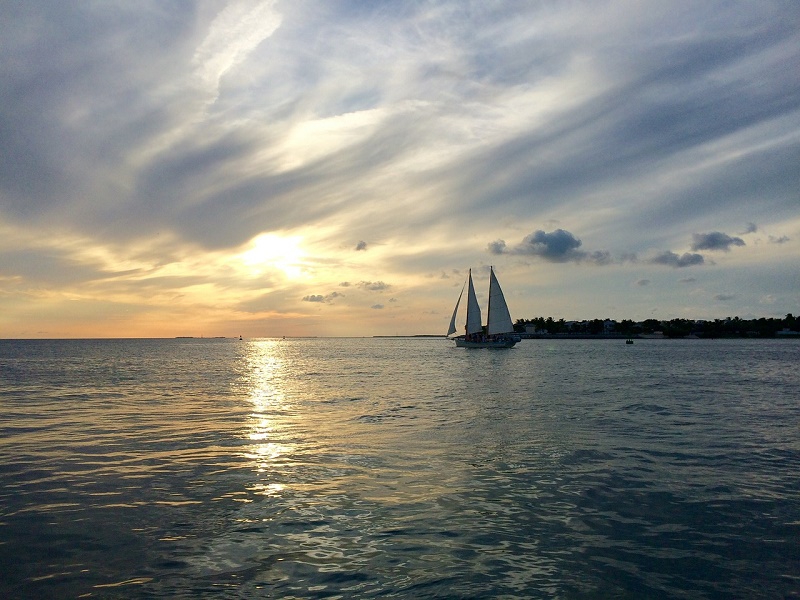 destin tours sailing sunset