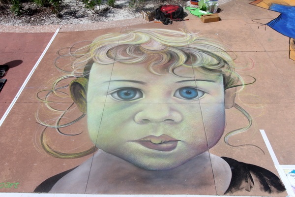 clearwater signature event chalk art