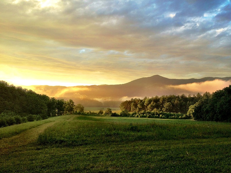 smoky mountain sunsets cades cove