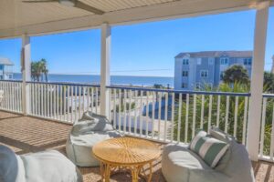 Folly Beach Bachelorette home facing the ocean