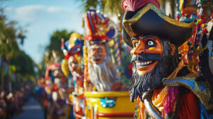 PIRATE FLOAT IN TAMPA